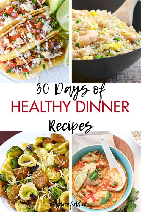 days  healthy dinner recipes rose clearfield
