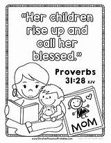 Verse Mothers Printable Kjv Christianpreschoolprintables Thy Arise sketch template