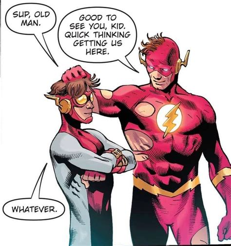 Bart And Barry Allen Flash Comics Dc Comics Artwork Superhero Comic