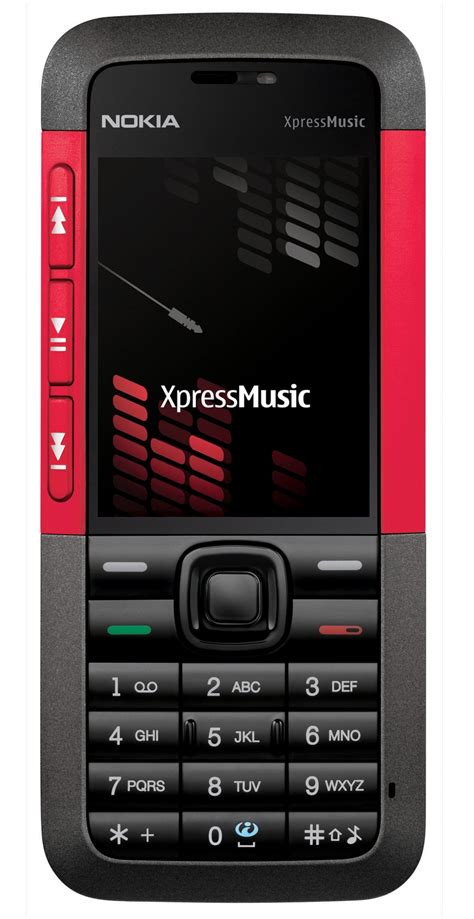 buy refurbished nokia  xpressmusic red mobile phone