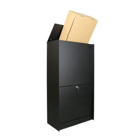 esafe dropbox medium front pakketbrievenbus zwart brievenbusdirectnl