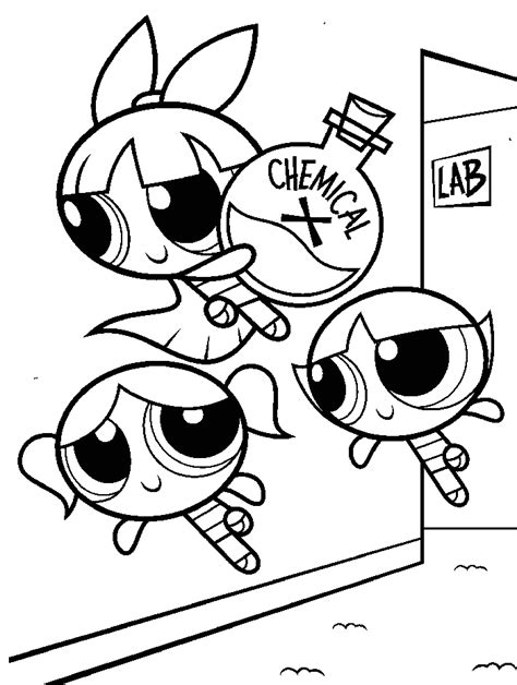 powerpuff girls coloring pages part