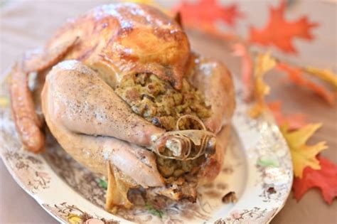 classic stuffed turkey recipe wishes and dishes