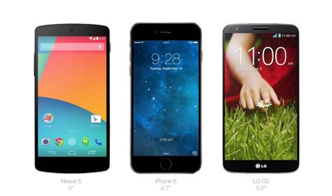 iphone  compared  rival android smartphones images