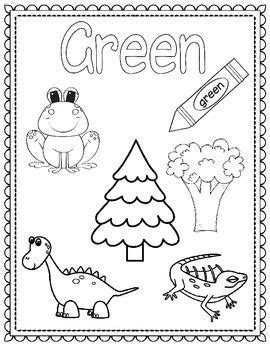 peerless color green worksheets  kindergarten sinhala activities grade