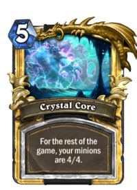 crystal core hearthstone wiki