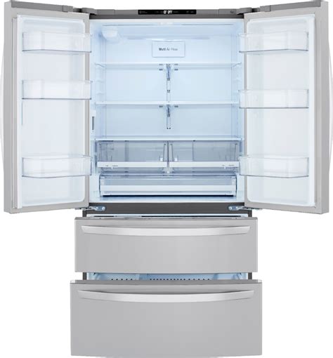 lg 22 7 cu ft 4 door french door counter depth refrigerator with