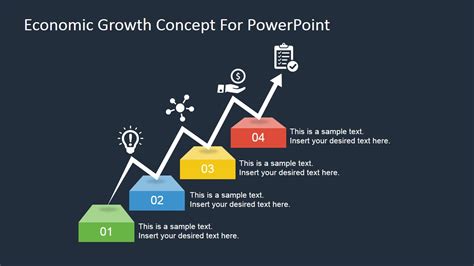 economic growth concept  powerpoint slidemodel