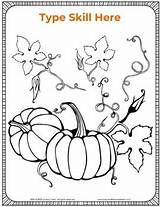 Editable Coloring Fall Pages Lindsay Perro Created sketch template