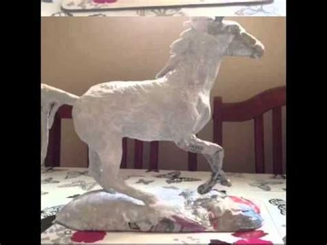 paper mache horse sculpture youtube paper mache art sculpture