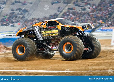 maximum destruction monster truck editorial photo image