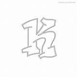 Letters Kool Buchstaben Stencilletters Printablee sketch template