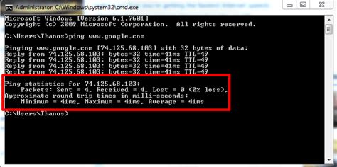 test internet speed   command prompt error express