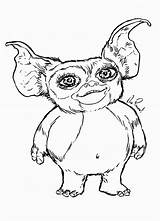 Gremlins Coloring Pages Gizmo Printable Book Adult Print Tattoo Color Kids Popular Sketch Coloringhome Choose Board Template Uteer Fantasy sketch template