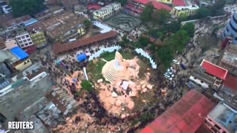 Nepal Earthquake Drone Captures Incredible Footage Over Kathmandu