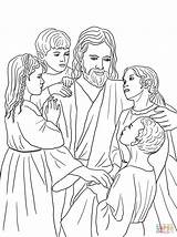 Jesus Coloring Children Loves Pages Printable Kids Color Little Bible Print Supercoloring Lds Colouring Sheets Coloriage Easter Church Jesuse Book sketch template