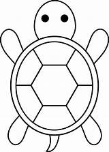 Turtle Clip Coloring Baby Cute Clipart Pages Printable Easy Color Kids Print Outline Tortuga Para Use Advertisement sketch template