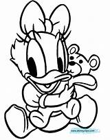 Baby Coloring Pages Daisy Rattle Disney Babies Printable Bear Teddy Donald Color Book Sketch Clip Pluto Minnie Clipartmag Goofy Disneyclips sketch template