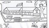Mewarnai Pemandangan Rumah Mewarna Tingkat Catatanku Desa Dipetik Perolehi Bermacam Segera Berikut sketch template