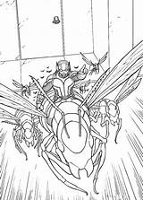 Ant Man Coloring Pages Print sketch template
