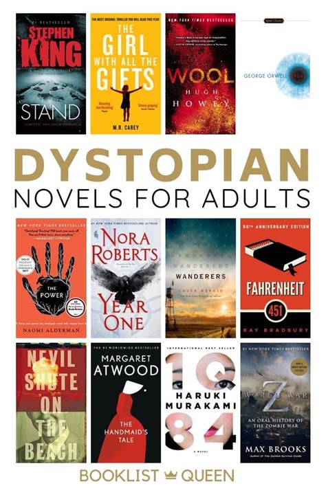 dystopian novels  adults  read booklist queen