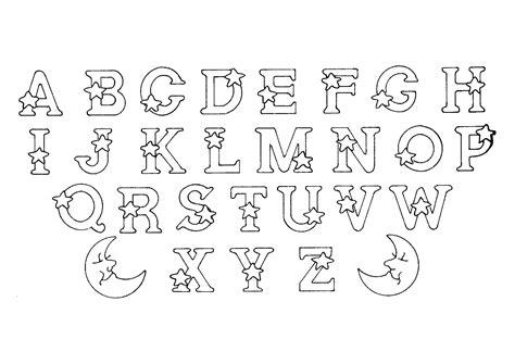 coloring pages printable alphabet letters