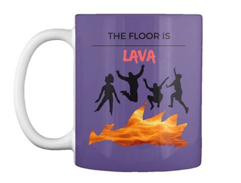 floor  lava challenge purple  shirt front  floor  lava