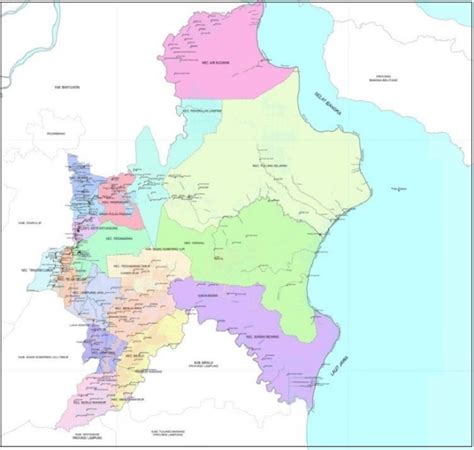 peta kabupaten ogan komering ilir sumatera selatan