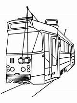 Trams sketch template