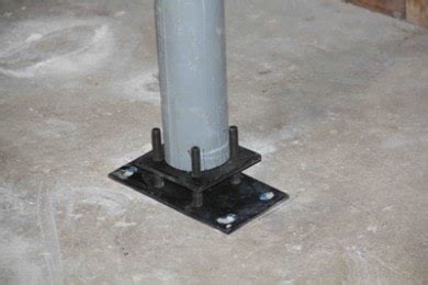 lally lock structural column offers code compliance  adjustability