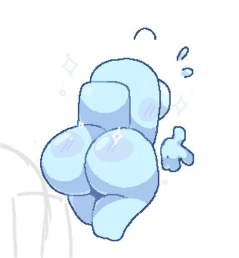 Rule 34 Among Us Among Us Cyan Big Ass Blue Body Blush Blushing Cyan