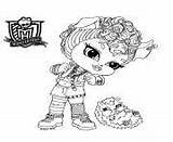 High Monster Coloring Chibi Printable Pages Demew Catrine sketch template