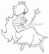 Rosalina Coloring Pages Princess Peach Daisy Mario Colouring Printable Print Lines Lovely Deviantart Getdrawings Super Color Anime Getcolorings Popular Library sketch template