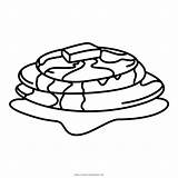 Panqueques Pancake Pancakes sketch template