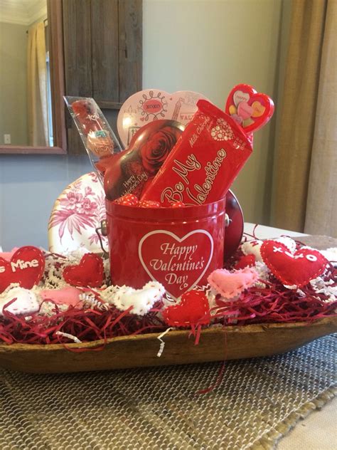 My Valentine Dough Bowl Centerpiece Most Of The Decorative Items Are