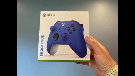 Microsoft Xbox Shock Blue Controller Unboxing And Review Youtube