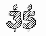 35 85 Years Old Coloring Coloringcrew Birthday sketch template