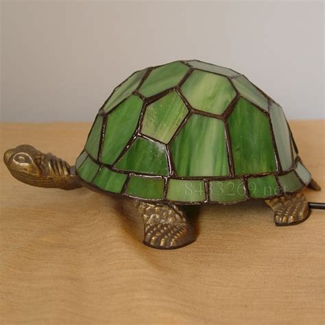 turtle tiffany lamp  gtt animal lamp stained glass lamps cute