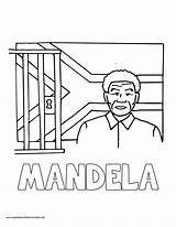 Mandela Nelson Coloring History Pages Color Printable Clipart Mystery South Getcolorings Flag Printables Print Getdrawings Choose Board sketch template