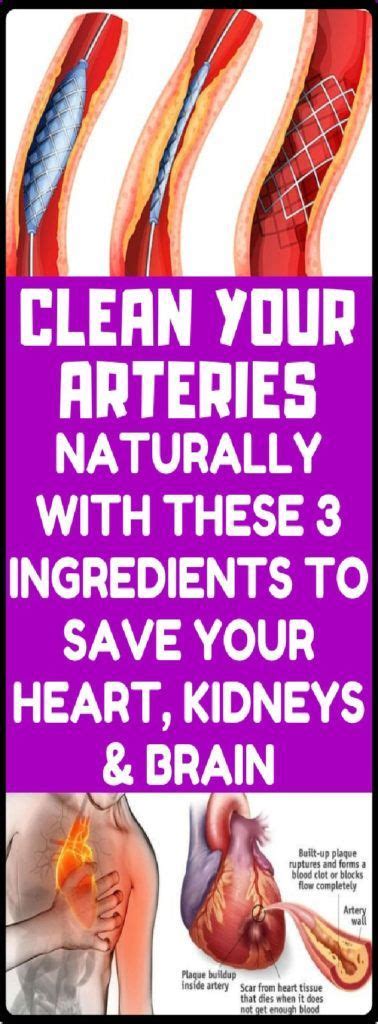 how to clean out plaque in arteries 3 ingredients mixture clean
