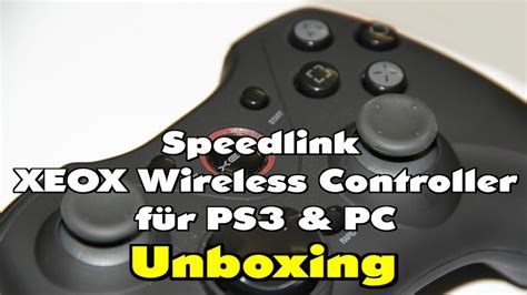 speedlink xeox wireless controller fuer pspc unboxing hddeutsch