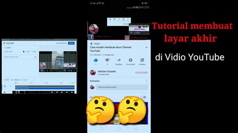 Tutorial Membuat Layar Akhir Di Vidio Youtube Youtube