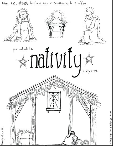 nativity scene coloring pages unique coloring pages  horse stable