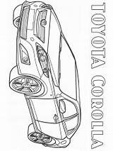 Toyota Corolla Trophy Coloringhome sketch template