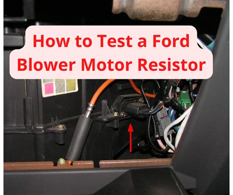 test  ford blower motor resistor cookip