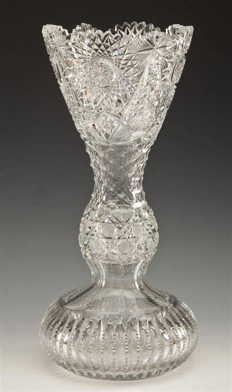 Sold Price American Brilliant Cut Glass Vase May 6 0117 10 00 Am Edt