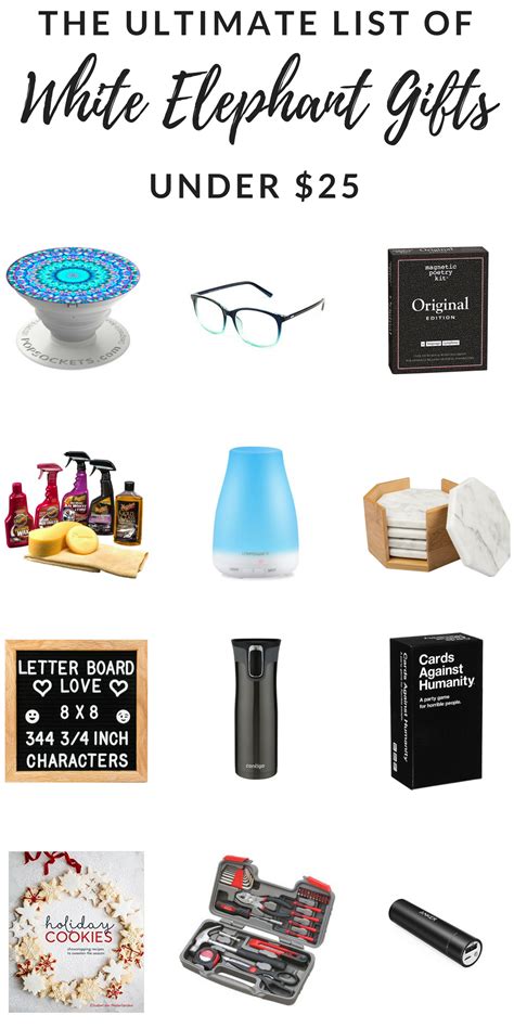 ultimate list  white elephant gifts