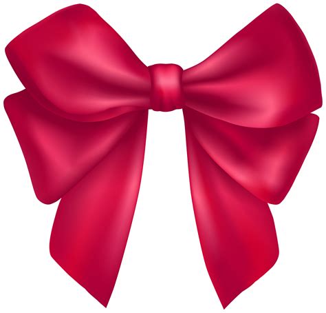 pink ribbon bow clipart