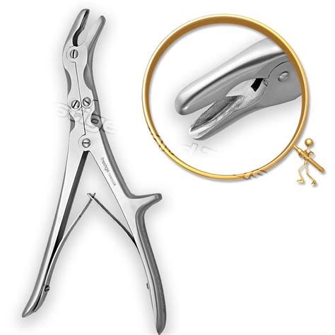 stille luer bone rongeur forceps orthopedic surgery instruments curved  prestige