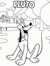 Pluto Coloring Pages Mickey Mouse Printable Dog Color Library Clipart Clip Getcolorings sketch template